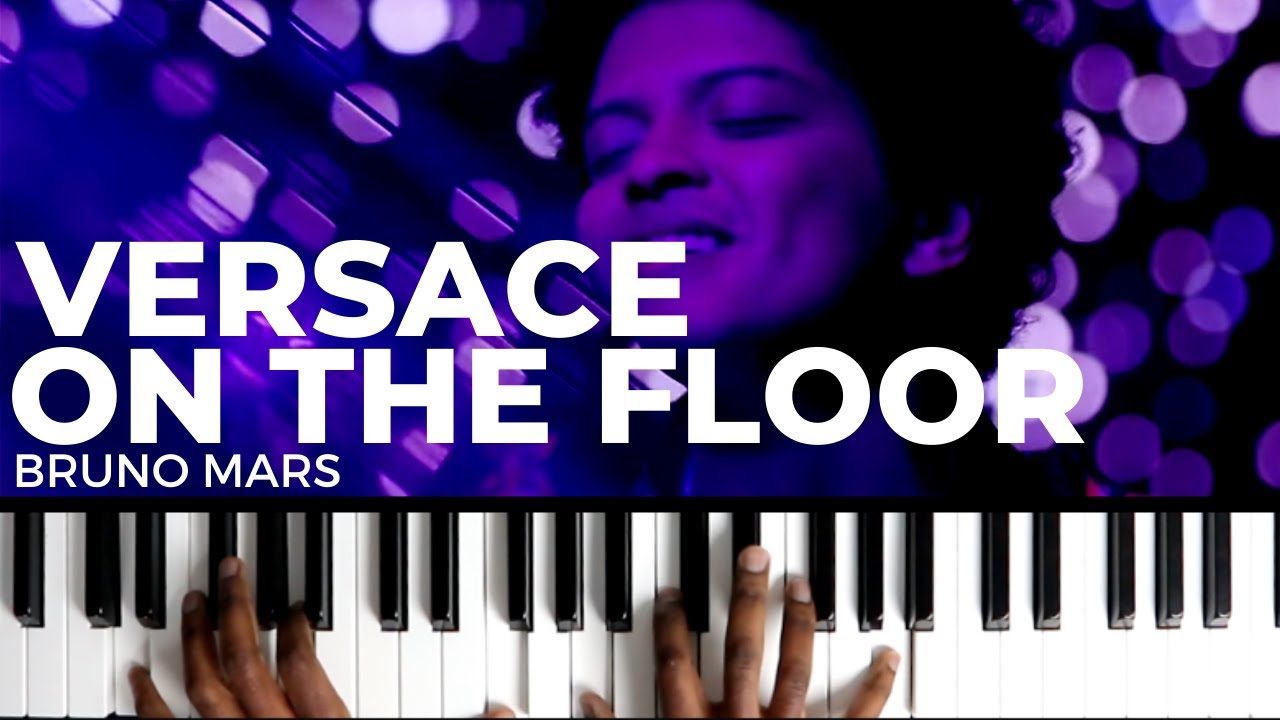How To Play "VERSACE ON THE FLOOR" By Bruno Mars (Intro) | Piano Tutorial (R&B Soul)