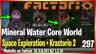 ⚙️Factorio Space Exploration & Krastorio 2 Mod✅🏭➡️Mineral Water Cores x298