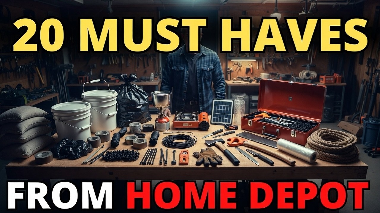 I Went to Home Depot and Found 20 Survival Items That Could Save Your Life (Most Preppers Miss #1)