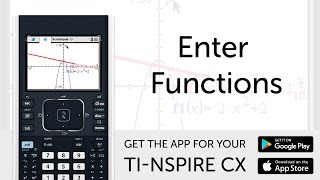 Enter functions - Manual for TI-Nspire CX Calculator screenshot 5