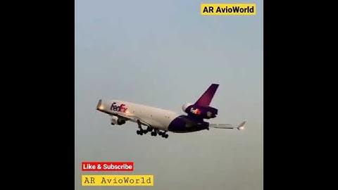 What a beauty seeing this MD-11F rotate in front of me #shorts #Fedex #cargo #MD11F