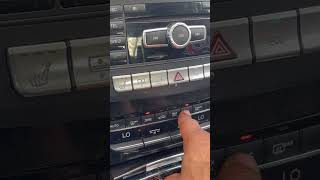 2014 Mercedes-Benz E-Class - How to Operate the Front A/C Controls