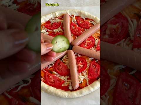 ЭТА ТА САМАЯ ПИЦЦА КОТОРУЮ ТОЧНО НЕ КУПИШЬ ✔️МЕГА ПИЦЦА С СОСИСКАМИ#вкусно #простыерецепты
