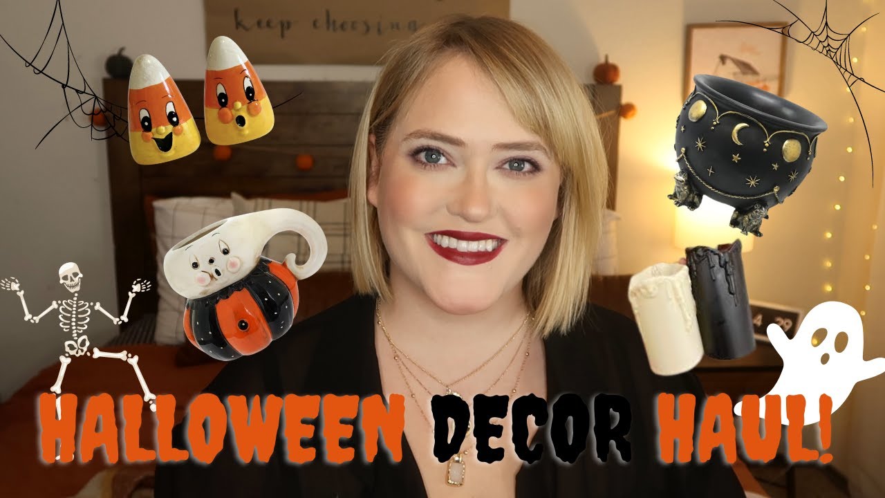 HUGE HALLOWEEN DECOR HAUL 2022 HOME GOODS, TARGET, MICAHELS & MORE YouTube