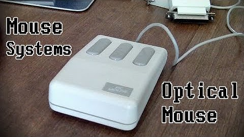 Mouse Systems 1986 Optical PC Mouse - LGR Oddware