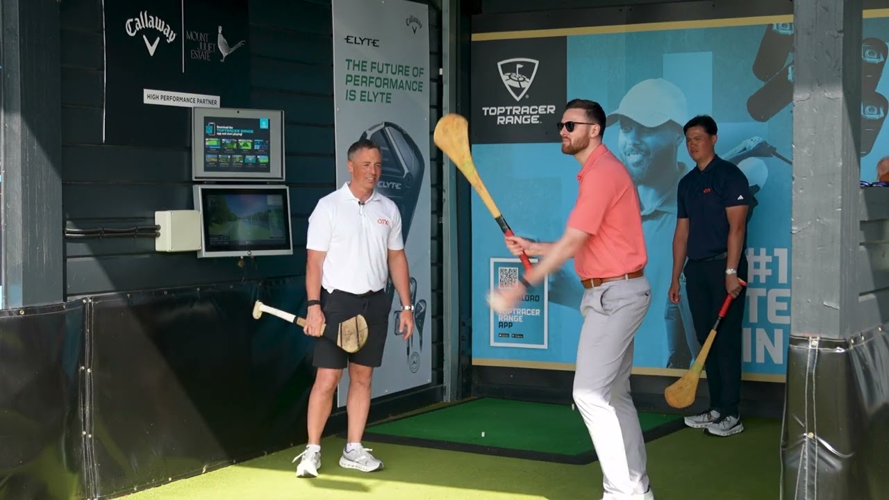 Spectators Swap Drivers for Hurleys | Hurling Clinic with Anthony Nash 🏑