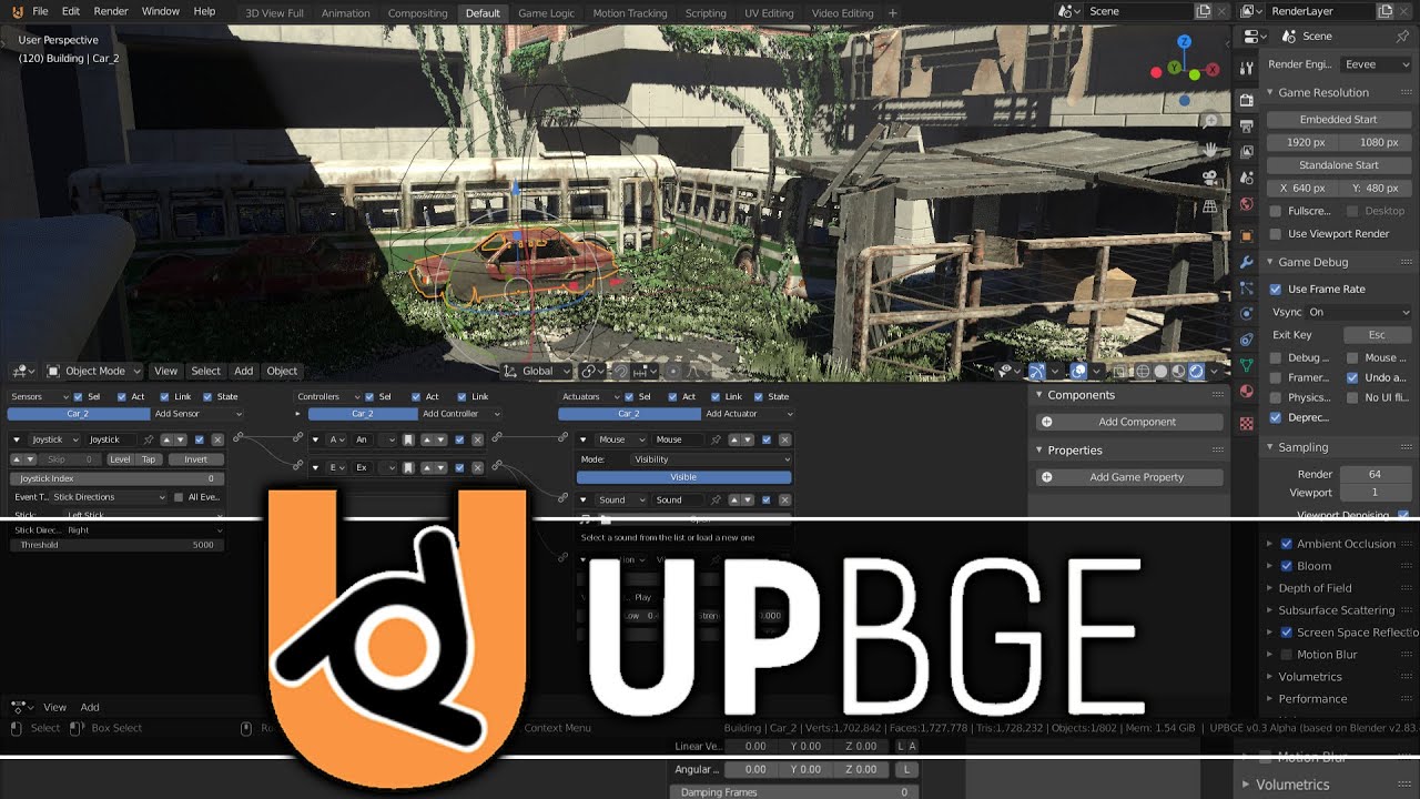 UPBGE -- Game Lives!!! -