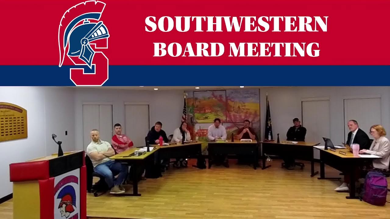 Southwestern School Board Meeting 1/14/26
