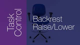 Task Control Backrest Height Adjustment