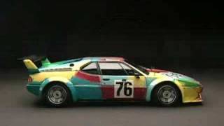 ANDY WARHOL BMW M1 ART CAR