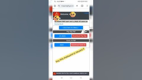 Hamraz Payslip Pasword | Simple Steps | Shorts