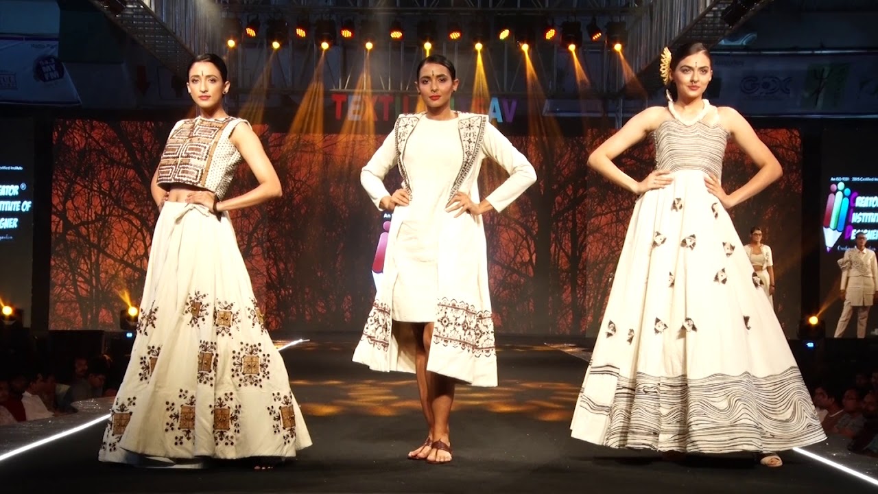 Khadi Theme Fashion Show In Surat Creator Institute Of Designer 