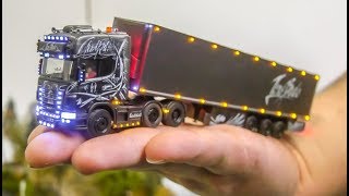 Mind blowing micro scale Trucks! Excavator! Logging Truck! 1/87!