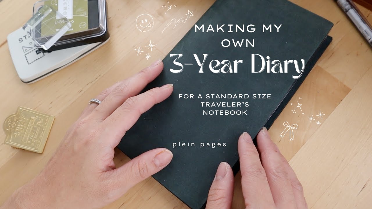 How I Made My Own 3-Year Diary | Set up & Walkthrough - YouTube