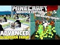 Minecraft Bedrock: Advanced Guardian Farm Tutorial! 55,000 Drops/Hour! MCPE Xbox PC PS4