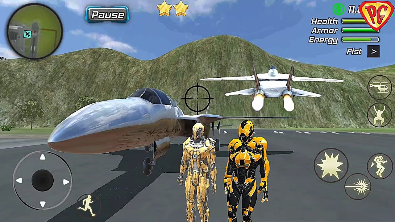 Super Crime Steel War Hero Iron Flying Mech Robot #57 Android GamePlay ...