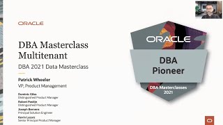 DBA 2021 Data Masterclass: Oracle Multitenant