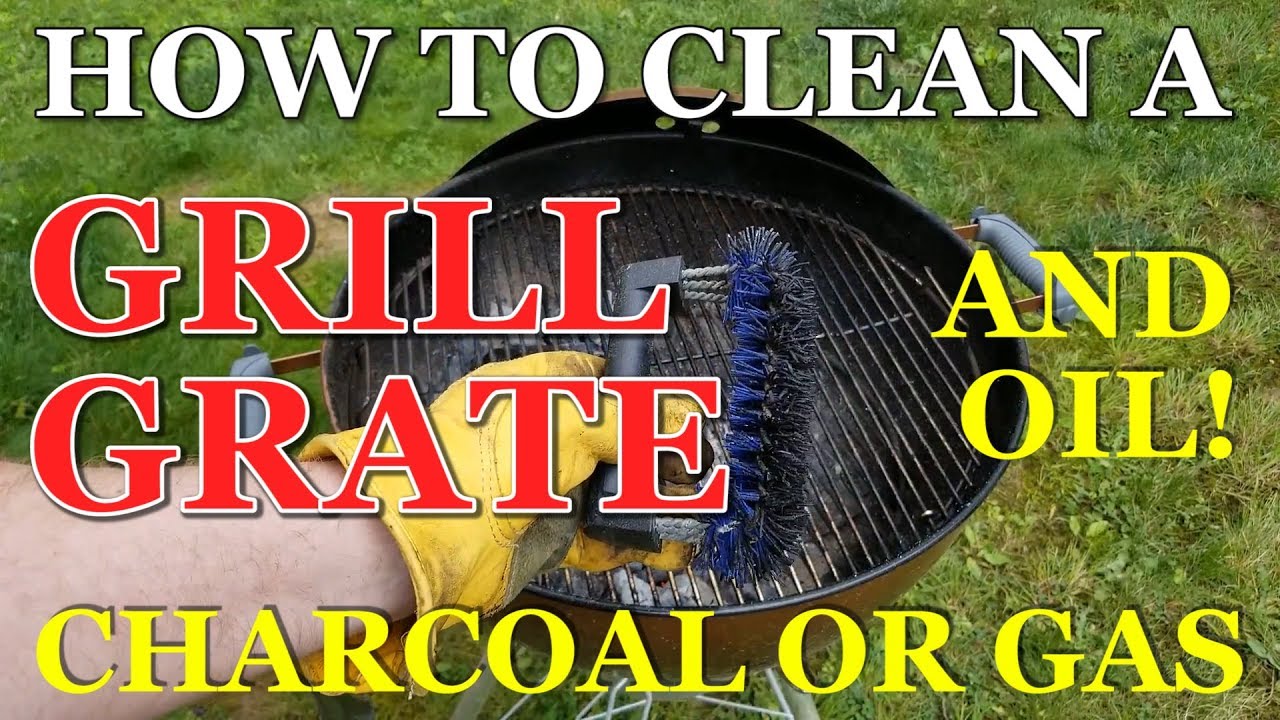 How to Clean and Oil a Grill Grate YouTube