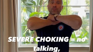 How to help a choking infant. Helping a Choking baby. Do you know what to do?