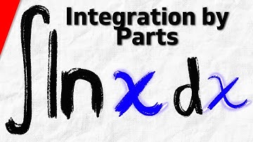 Integral of lnx with Integration by Parts | Calculus 2 Exercises