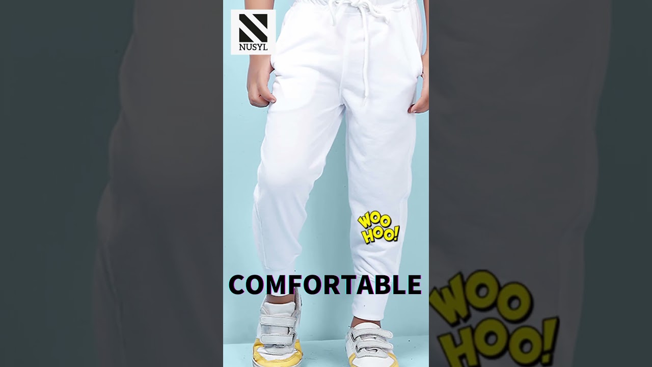 Nusyl White Joggers