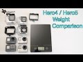 GoPro Hero5 vs Hero4 Weight Comparison - GoPro Tip #572
