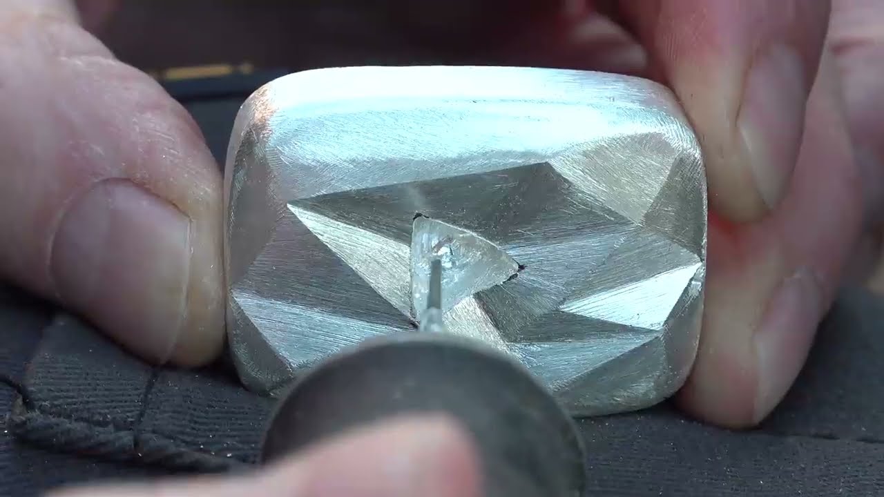 Casting REAL Diamond YouTube Play Button