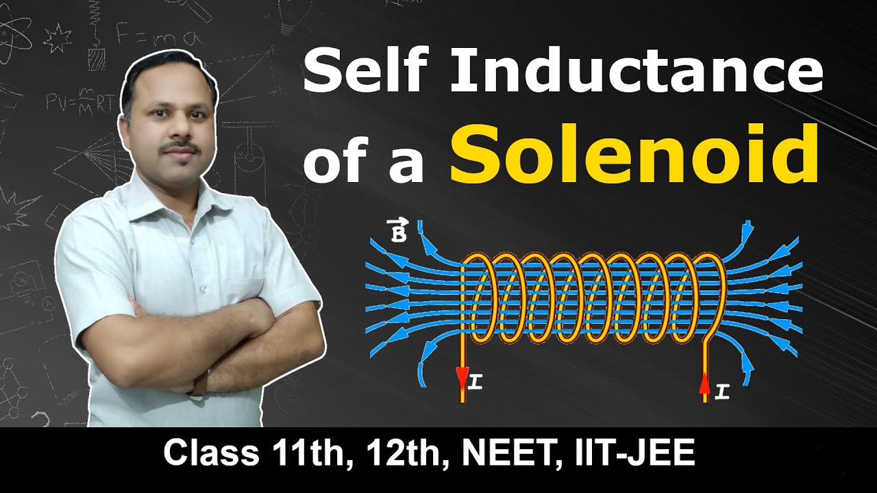 Self inductance of a Solenoid 12th Physics cbse neet umeshrajoria