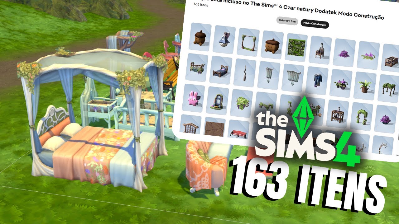 ANALISANDO O MODO CONSTRUÇÃO DA NOVA EXPANSÃO | The Sims 4 Natureza encantada
