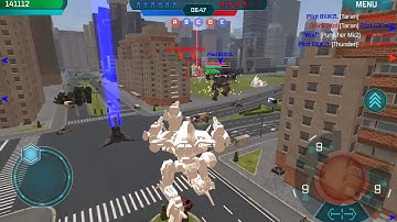 War Robots Prototype Dash Mk2 Robot. Five different setups.