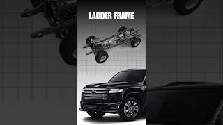 Difference between ladder frame chasis and monocoque
