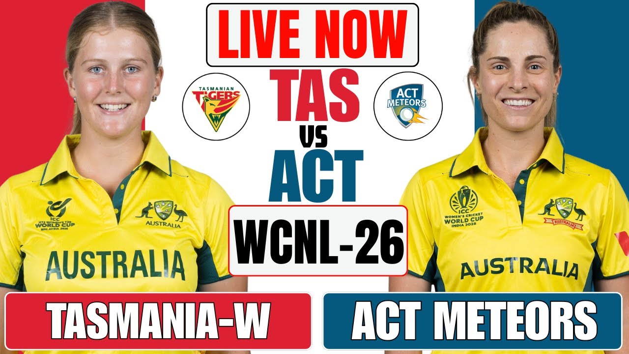 TASMANIA vs ACT METEORS LIVE | TAS-W vs ACT-W - CRICKEX INFO