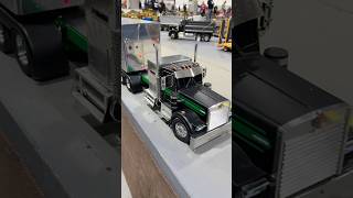 RC Semi truck hauling a cybertruck @OvalRC