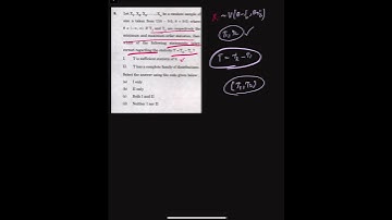 Sufficiency and Completeness of Range for Uniform Distribution | UPSC ISS 2025 Paper-2 | Problem-8
