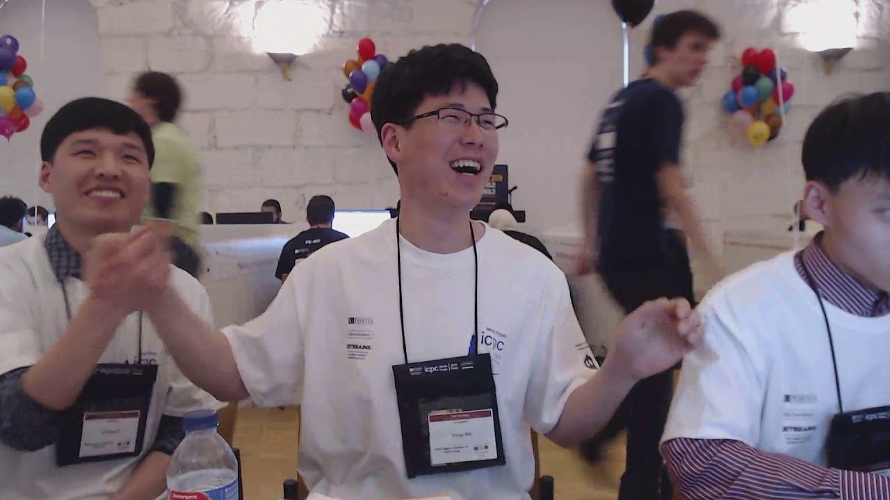 KimChaek University of Technology high-five for the third correct ...