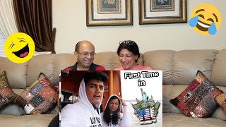 When a Desi Goes To USA For The First Time | Slayy Point | REACTION!! ?? | Indian American Vlogger