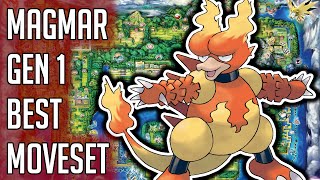 Magmar Gen 1 Best Moveset - Magmar Best Moveset Moves Pokemon Red Blue Yellow Version Guide