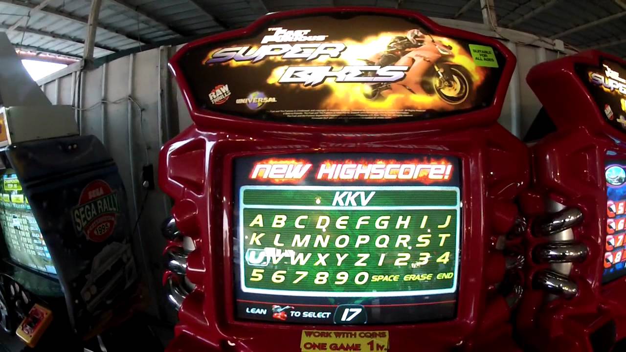 The Fast and the Furious Super Bikes Arcade Game For Sale