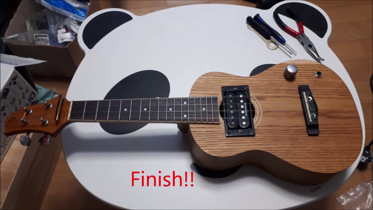 Making a electric ukulele YouTube