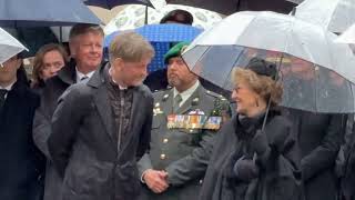 Prinses Margriet, Pieter en prins PC bij Nationale Militaire Dodenherdenking Grebbeberg
