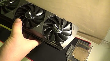ZOTAC RTX 3090 Trinity | UNBOXING + INSTALL WB + TEST AIR/LC + MINING ETH + GAME