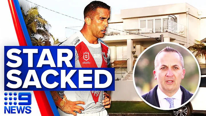 Football star Paul Vaughan sacked from the Dragons...