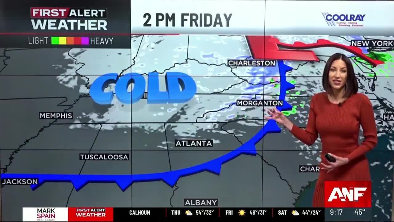 First Alert Forecast: Sunshine Returns Today, Cold Weekend Ahead - YouTube