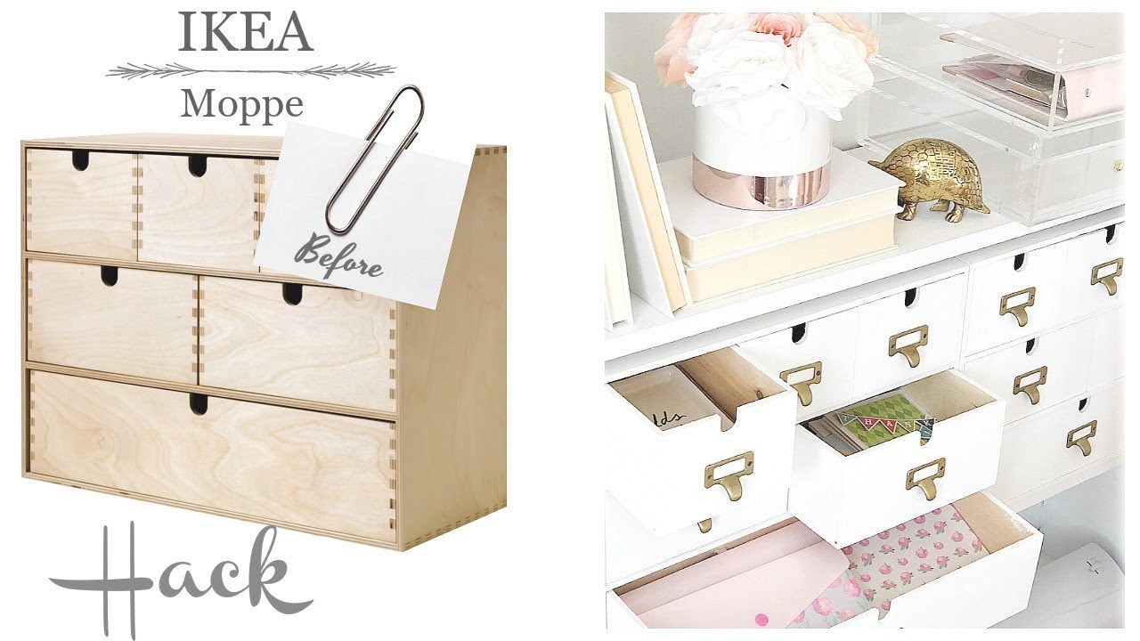 New 17 Ikea Moppe Hack Apothecary Chest Youtube