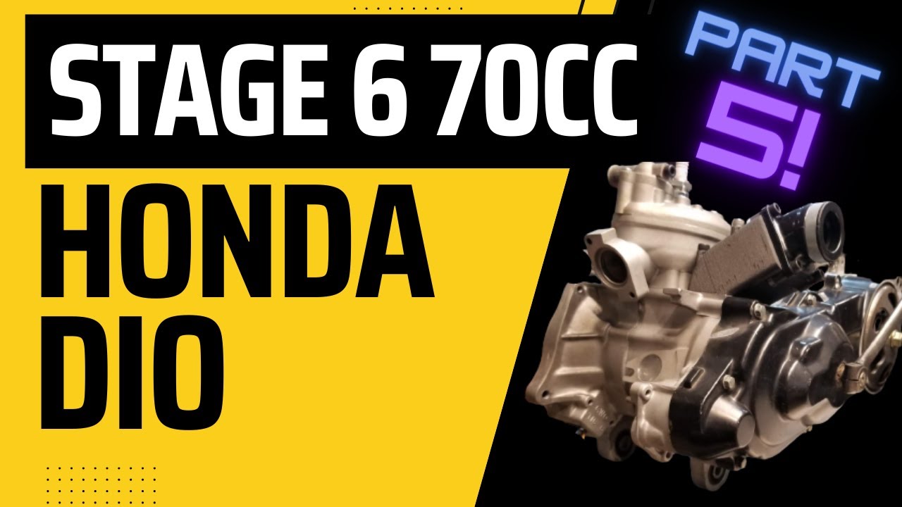 Stage6 Modular Race Peugeot 70cc cylinder Honda AF18 build - Part 5 - J's Garage