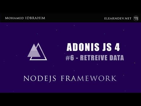 ADONIS JS 4 | RETREIVE DATA WITH MODEL | #06