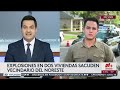 Cámaras captan explosión de dos casas en el noreste de San Antonio