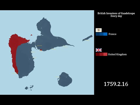 The British invasions of Guadeloupe : every day