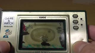 20210415 Popeye - Nintendo Game & Watch PP-23 - 1981 JAPAN Japan Used game&watch