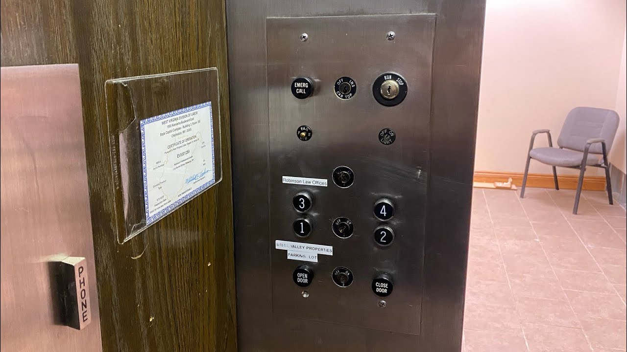 Vintage Otis Traction Elevator Robinson Professional Center